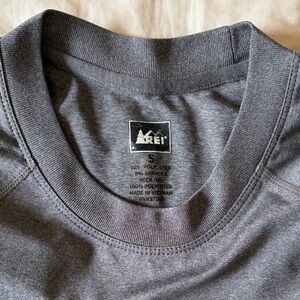REI Charcoal Heather Crew Neck Technical top